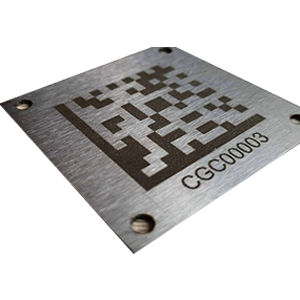 Stainless Steel QR and Barcode Tags