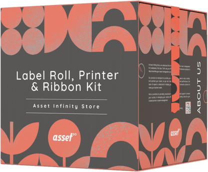 Label Roll + Printer + Ribbon Kit