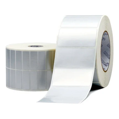 Silver Polyster - Roll of 1,000/2,000/5,000 stickers